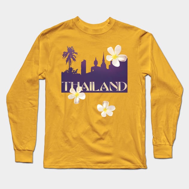 Thailand best country in Asia Long Sleeve T-Shirt by sundressed
